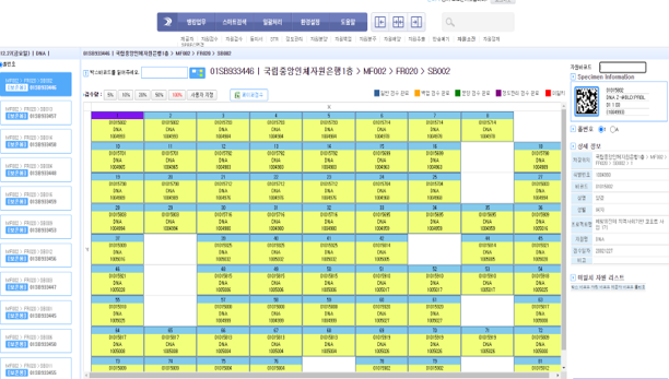질병청 인체자원 분양 관리